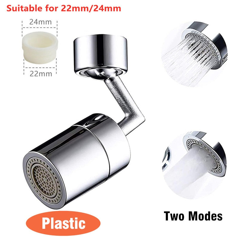 Kitchen Tap Spray Head, 720° Swivel, 3 Spray Function Detachable Tap