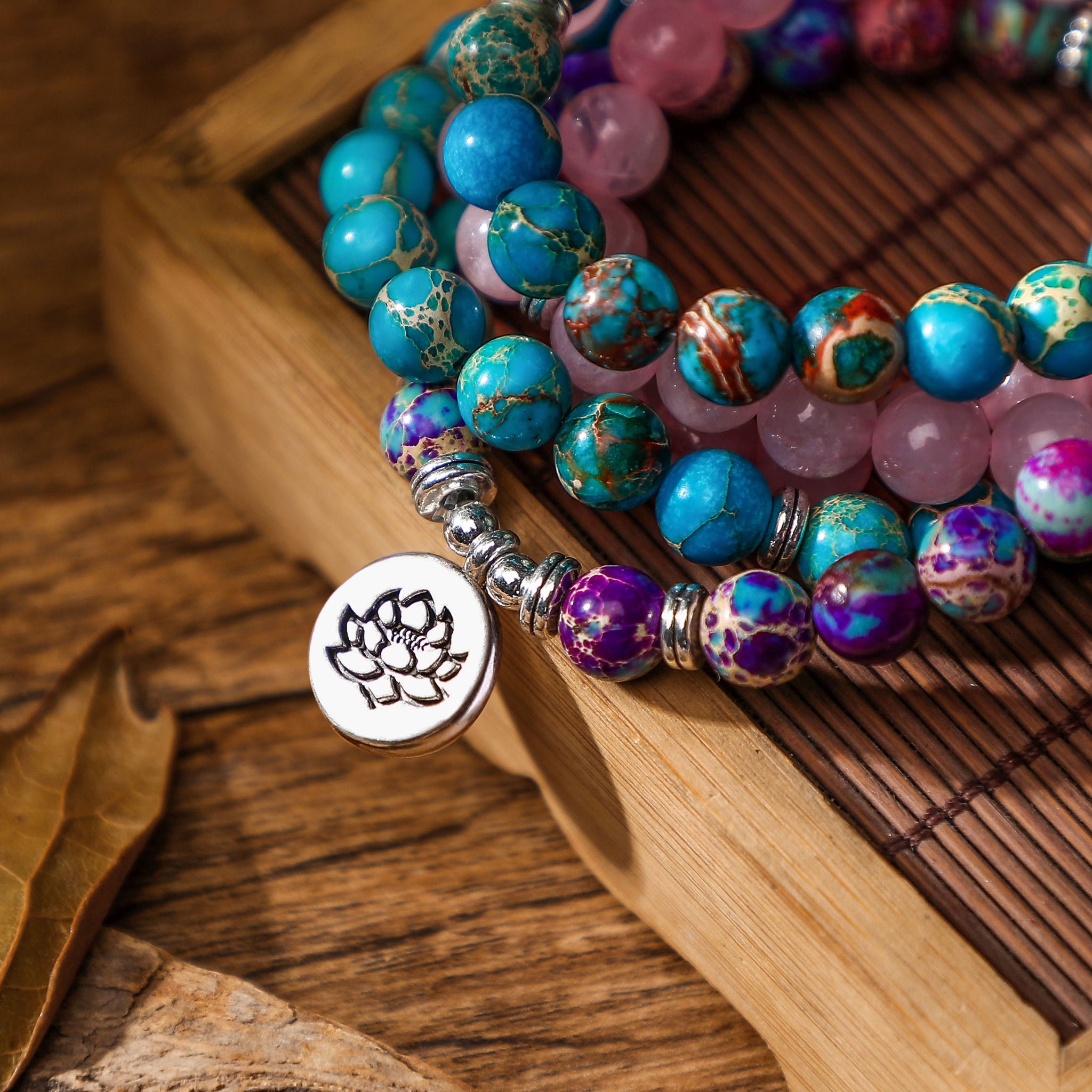 108 Mala Bracelet Women&#39;s Accessories Natural Stone Jewelry Dropshipping