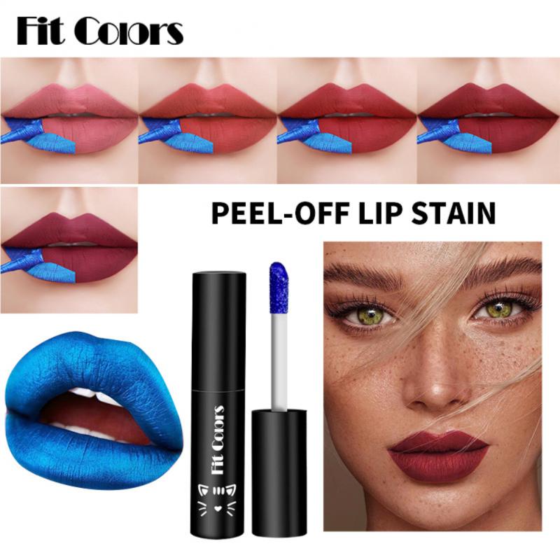 Peel-off Lip Stain Velvet Matte Lip Tinted Tear-off Lipstick Lip Makeup Beauty Stain Velvet Glaze Lip Gloss Peel-off Lip Lips