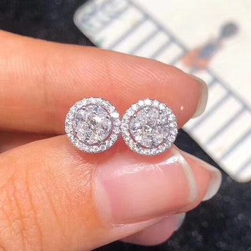 Huitan Chic Bright Zirconia Earrings / Graceful Earrings for Engagement