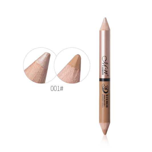 Double-headed Concealer Pen Highlighter Pen for facial Peelable Makeup