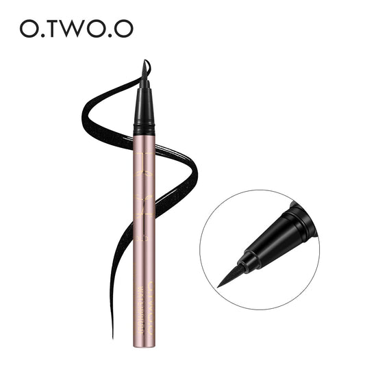 O.TWO.O Black Liquid Eyeliner Eye Make Up Super Waterproof Long Lasting Eye Liner/ Easy to Wear Eyes Makeup Cosmetics Tools