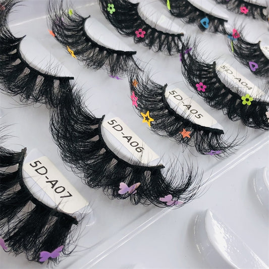 25mm Lashes On Them Full Strip 14/16/18mm Cosmetics Makeup Charming False Eyelashes Butterfly Lash